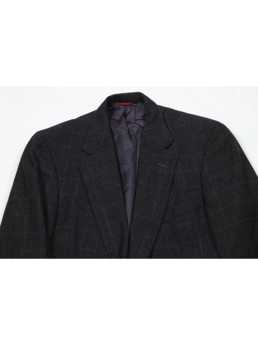 Vtg 70s Jos A Bank Mens 40R 2 Piece Heavy Wool Tweed Suit Houndstooth 32x30 USA